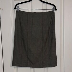 Rebecca Taylor Dark Gray Pencil Skirt
